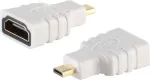 Adapteris HDMI-A lizdas &ndash; HDMI-D ki&scaron;tukas ShiverPeaks BS77413-W