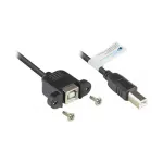 Good Connections USB2.0 ilginimo laidas A-Einbaub. B 0,3m