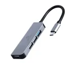 USB-C centrinis įrenginys 4 prievadai, 3x USB 2.0, USB 3.1