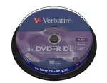Verbatim VB-DPD55S1, DVD+R DL, 120 mm, verpstė, 10 vnt., 8.5 GB
