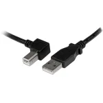 StarTech.com 2m USB 2.0 A į kairįjį kampą B laidas - M/M