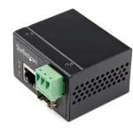 Pramoninis &scaron;viesolaidžio į Ethernet medijos keitiklis StarTech.com &ndash; 100Mbps SFP į RJ45/Cat6 &ndash; vienmodis/daugiamodis &ndash; 12-56V DC &ndash; IP30 &ndash; -40 iki +75&deg;C
