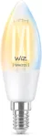 I&scaron;manioji lemputė WiZ Filament Candle skaidri 4.9W C35 E14 Wi-Fi balta