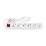 Good Connections PS016-W015 - 1,5 m - 6 AC-Ausg&auml;nge - Indoor - Type E/F - 1,5 mm&sup2; - Polycarbonat (PC)
