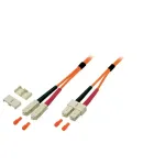 Skaidulinis optinis kabelis EFB Elektronik O6423.050 0,5 m SC oranžinis