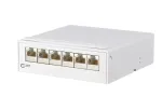 Pataisos skydelis METZ CONNECT 130862-21-E, Cat6, RJ-45, 10 Gigabit Ethernet, 1U, baltas