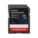 SanDisk Extreme Pro SDXC 1TB iki R 250MB/s R 170MB/s UHS-I, 4K UHD