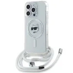 Karl Lagerfeld KLHMP14XHCCHNT iPhone 14 Pro Max 6,7 inch Hardcase Transparent IML Choupette Head & Cord Magsafe
