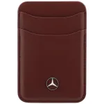 Mercedes Leather MagSafe Wallet Red