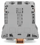 WAGO 285-195 CAGE CLAMP&reg; DIN-Rail Terminal Block, 2-Connection, 125A, 1000V, Grey