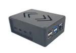 ALLNET Rock 4 C+ Aluminium Case ecoPI PRO LP Black, korpusas, skirtas Radxa Rock Pi 4C Plus