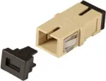 EFB Electronics SC Simplex Multimode Coupler OM1/2, Flangeless, Beige, Ceramic Sleeve (53510.1)