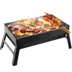 iLike Grillpapa Super Compact Foldable Charcoal Barbecue Grill 36x29x6.8 cm, skirta piknikui ir stovyklavimui