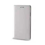 GreenGo LG K8 K350N Smart Magnet Wallet Case sidabrinis