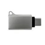 Joyroom USB-C (vyri&scaron;kas) į USB-A (moteri&scaron;ką) adapteris Mini S-H151 sidabrinis