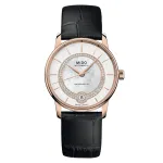 MIDO Baroncelli Signature Lady automatinis laikrodis 33 mm, rožinio aukso PVD plienas, ruda oda