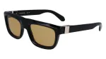 FERRAGAMO SF2009S-011 Vyrų Akiniai nuo Saulės &ndash; Juodas Rėmas, Pilki Lę&scaron;iai, 56/21/145 mm