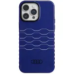 Audi IML MagSafe Case, skirtas iPhone 14 Pro Max 6.7 inch, Navy Blue, kietas dangtelis