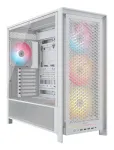 CORSAIR FRAME 5000D RS ARGB Midi bok&scaron;tas baltas - didelio oro srauto korpusas