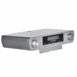 Virtuvinis radijas BLAUPUNKT KR14BT su Bluetooth, FM, LED ekranu, 2x0,8W, maitinimas tinklu/baterijomis, pilka