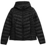 Moteri&scaron;ka pūkinė striukė 4F F095 Deep Black 4FSS23TDJAF095 20S