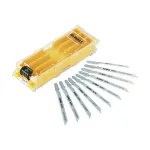 DEWALT Zest. XPC Blades paletinių peilių rinkinys, 5 vnt., nerūdijančio plieno a&scaron;menys, medinės rankenos