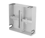 LANBERG kabelių atsargos laikiklis 400 x 400 mm - pilkas AK-3144-S