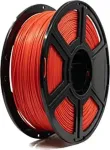 FlashForge PLA 1,75 mm matinės raudonos spalvos 1 kg 3D spausdintuvo filamentas