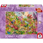 Dėlionė Schmidt Spiele 59746 Gražus drugelių sodas &mdash; 2000 dalių