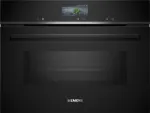 Siemens iQ700 CM776GKB1 orkaitė 45 L 900 W Juoda, Nerūdijantis plienas