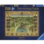 Dėlionė Ravensburger Hogwartso žemėlapis 1500 dalių &ndash; Ravensburger 1500 vnt.