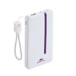 Rivacase VA2311 10000 mAh 22,5 W ne&scaron;iojamas įkroviklis (power bank), baltas