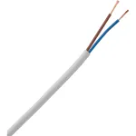 HEINRICH KOPP H03VV-F 2 x 0,75 mm&sup2; baltas lankstus PVC kabelis 10 m 151510843