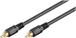 Wentronic AVK 238-1500 RCA kabelis 15 m juodas, male to male, 50338