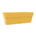 STEFANPLAST Ethica gėlių dėžė su padėklu 50x18x17 cm garstyčių geltonumo