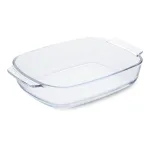GUARDINI stiklinė kepimo forma stačiakampė borosilikatinio stiklo 34x22,5x6 cm / 2,7 L