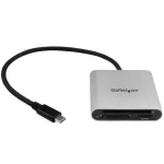 &bdquo;StarTech.com&ldquo; USB 3.0 kelių kortelių skaitytuvas / ra&scaron;ytuvas su USB-C &ndash; SD, microSD, CompactFlash