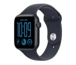 Apple Watch SE 3 GPS 44 mm Midnight aliuminio korpusas su mėlyna sportine apyranke, M/L