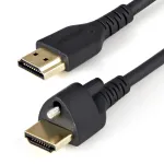 StarTech.com 2m HDMI kabelis su fiksavimo varžtu - 4K 60Hz HDR - Didelės spartos HDMI 2.0 monitoriaus kabelis su fiksavimo varžtu saugiam ry&scaron;iui - HDMI kabelis su Ethernet - M/M