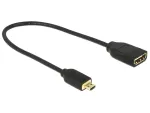 HDMI laidas DeLOCK 0,2 m HDMI-A / HDMI Micro-D