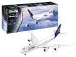 Replė Revell Boeing 747-8 Lufthansa nauja dažymo schema