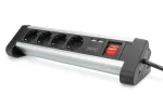 Daugializdis Digitus DA-70614 su 2x USB prievadais