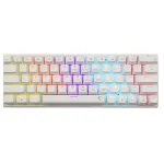 Mechaninė klaviatūra White Shark Wakizashi-2 US Red Switch, Tenkeyless / US i&scaron;dėstymas, balta