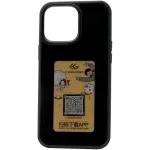 RealPower 504404 Magic Case dėklas iPhone 15, spalvotas ekranas, MagSafe, juodas