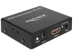 HDMI garso i&scaron;skyriklis stereofoninis / 5.1 kanalų 4K, adapteris juodas