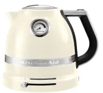 Elektrinis virdulys KITCHENAID 1,5 L 2400 W kreminės spalvos, 7 temperatūros nustatymai, nerūdijančio plieno korpusas