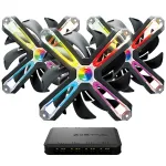 Zalman ZM-SF120A3 kompiuterio au&scaron;inimo sistema, korpuso ventiliatorius 12 cm, juodas