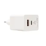 SBOX Home Charger HC-45 45W GaN sieninis įkroviklis su dviem USB prievadais