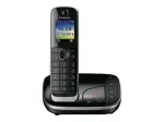 Panasonic KX-TGJ320GB DECT telefonas, atsakiklis, skambintojo identifikavimas, 250 įra&scaron;ų, juodas