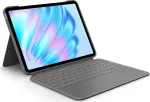 Logitech Combo Touch klaviatūra su dėklu, QWERTY JK anglų, Smart Connector, pilka